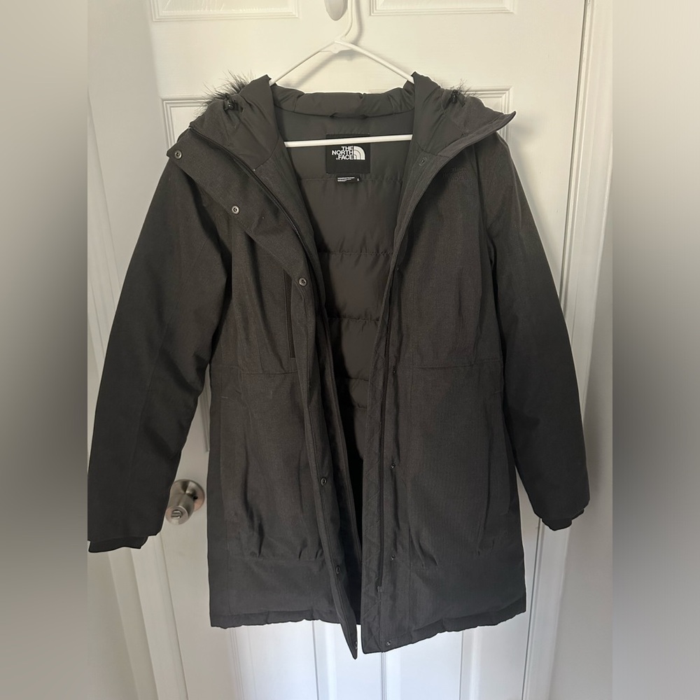 The north face puffer long jacket